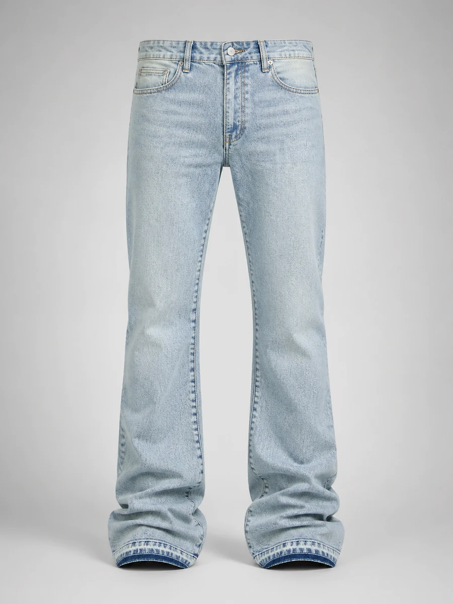 Cornell Slim Flare Jeans - Deslavado Claro