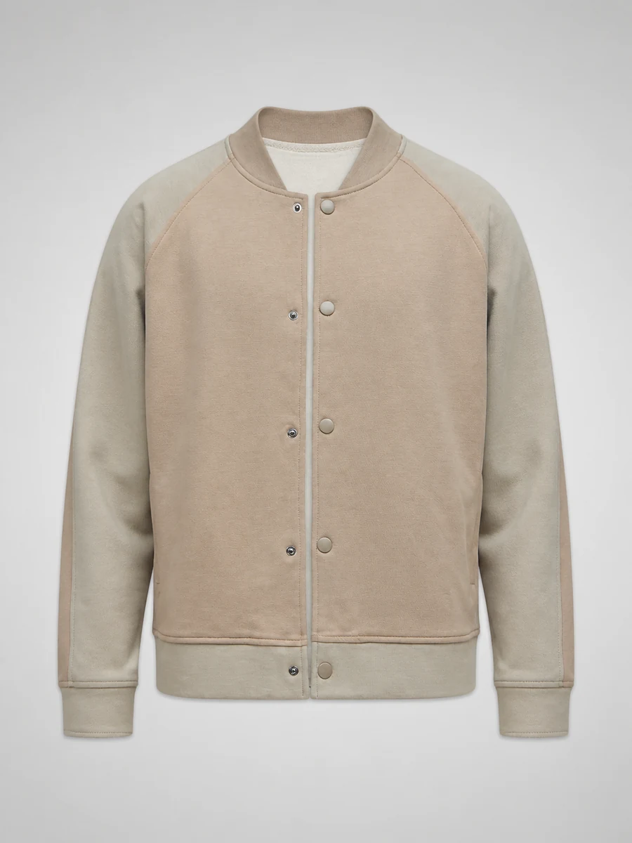 Ryan Interlock Bomber Jacket - Taupe