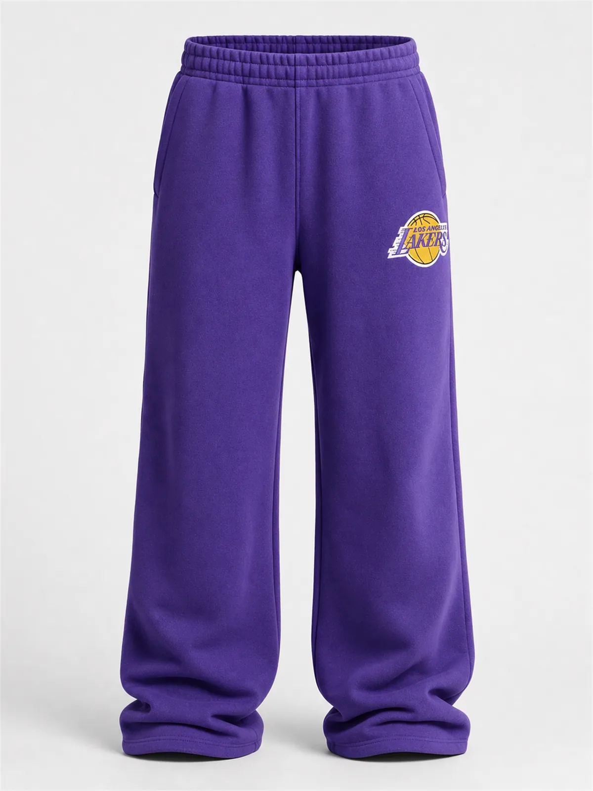 Lakers Wavey Wide Sweatpants - Morado