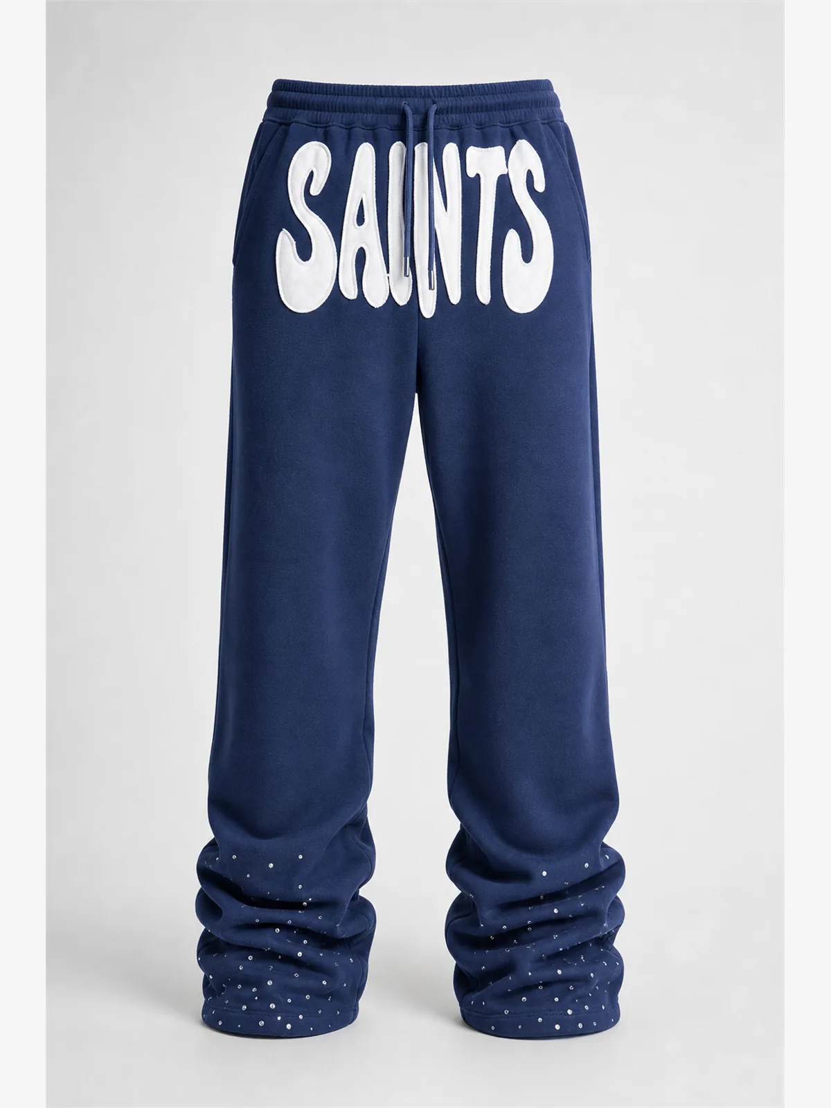 Saints Rhinestones Sweatpants - Azul Marino